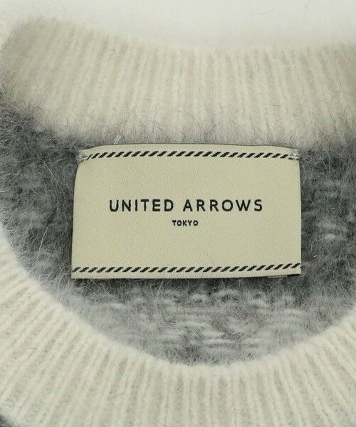 UNITED ARROWS / ユナイテッドアローズ ニット・セーター | フォックスカシミヤ ジャカード クルーネック ニット | 詳細10