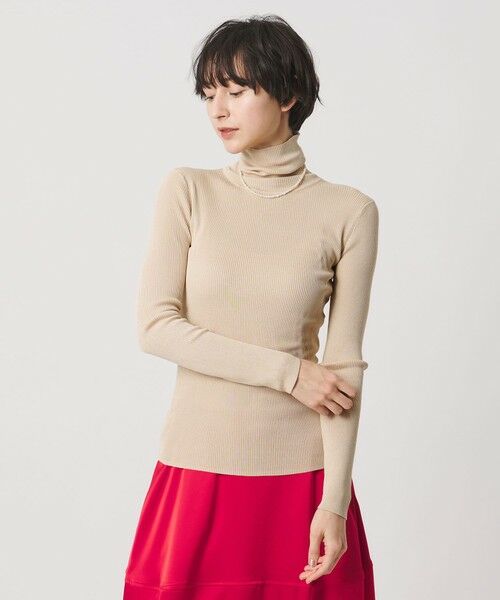 UNITED ARROWS / ユナイテッドアローズ ニット・セーター | シルクリブ タートルネック ニット | 詳細21