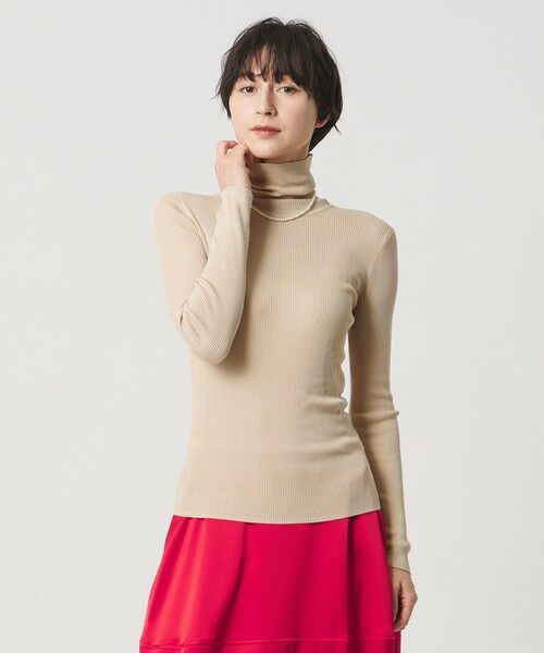 UNITED ARROWS / ユナイテッドアローズ ニット・セーター | シルクリブ タートルネック ニット | 詳細22
