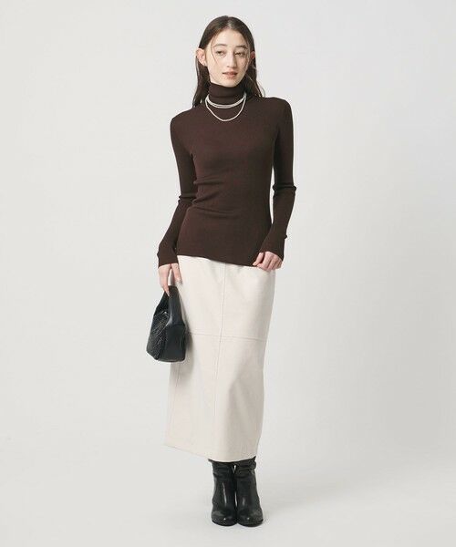 UNITED ARROWS / ユナイテッドアローズ ニット・セーター | シルクリブ タートルネック ニット | 詳細25