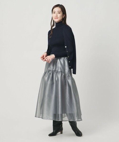 UNITED ARROWS / ユナイテッドアローズ ニット・セーター | シルクリブ タートルネック ニット | 詳細27