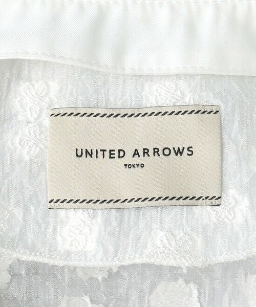 UNITED ARROWS / ユナイテッドアローズ シャツ・ブラウス | フラワージャカード シアー ケープブラウス | 詳細8