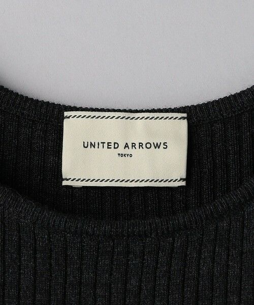 UNITED ARROWS / ユナイテッドアローズ ロング・マキシ丈ワンピース | フィット＆フレア シアーボーダー コンビワンピース | 詳細15