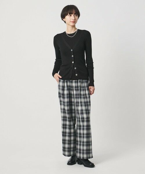 UNITED ARROWS / ユナイテッドアローズ カーディガン・ボレロ | シルクリブ Vネック カーディガン | 詳細10