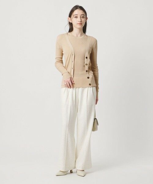 UNITED ARROWS / ユナイテッドアローズ カーディガン・ボレロ | シルクリブ Vネック カーディガン | 詳細14