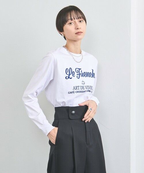 UNITED ARROWS / ユナイテッドアローズ Tシャツ | 【別注】＜Les Petits Basics＞LE FRENCH ロングスリーブ Tシャツ | 詳細1