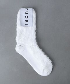 ＜YUQRI＞FAUX FUR ソックス