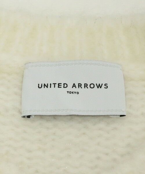 UNITED ARROWS / ユナイテッドアローズ ニット・セーター | フラッフィ クルーネック ニット WHITE | 詳細15