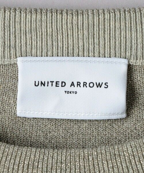 UNITED ARROWS / ユナイテッドアローズ ニット・セーター | ラメ クルーネック スウェット ニット | 詳細20