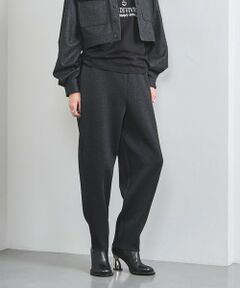 ラメ スウェット ニットパンツ BLACK