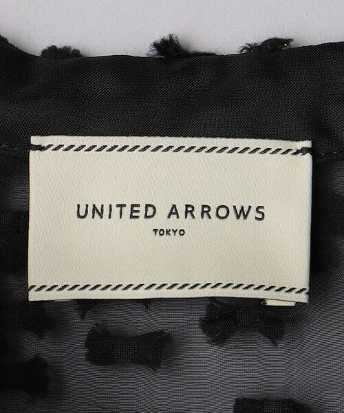 UNITED ARROWS / ユナイテッドアローズ シャツ・ブラウス | バックフレア ドット カットジャガード ブラウス | 詳細9