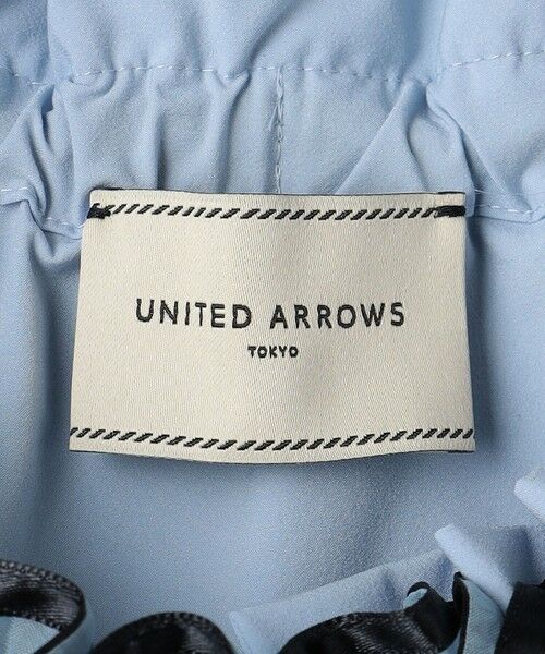 UNITED ARROWS / ユナイテッドアローズ シャツ・ブラウス | オーガンジーフリル バイカラーリボン ブラウス | 詳細8