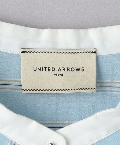 UNITED ARROWS / ユナイテッドアローズ ミニ丈・ひざ丈ワンピース | ストライプ ロングシャツ ワンピース | 詳細10