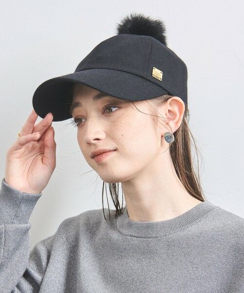 UNITED ARROWS / ユナイテッドアローズ キャップ | 【一部別注】＜Athena New York＞ RUTH フェイクファー キャップ | 詳細1