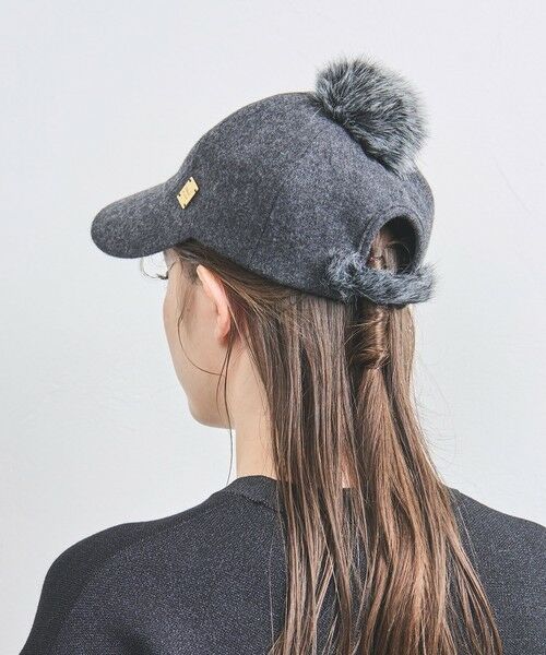 UNITED ARROWS / ユナイテッドアローズ キャップ | 【一部別注】＜Athena New York＞ RUTH フェイクファー キャップ | 詳細6