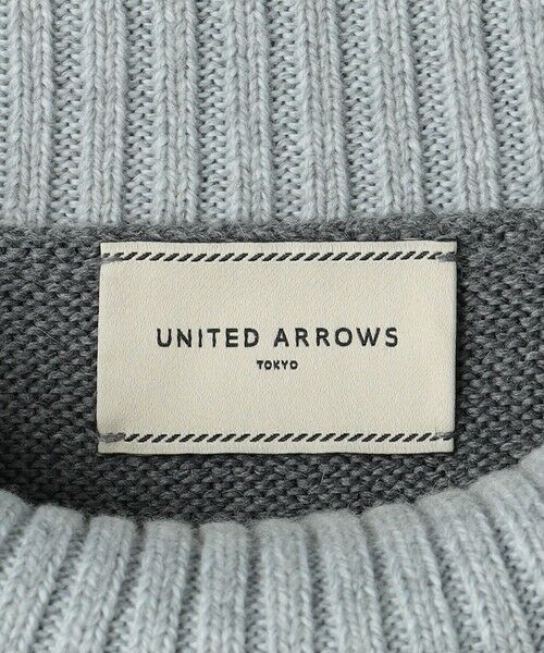 UNITED ARROWS / ユナイテッドアローズ ニット・セーター | バイカラー ハイネック ニットプルオーバー | 詳細9