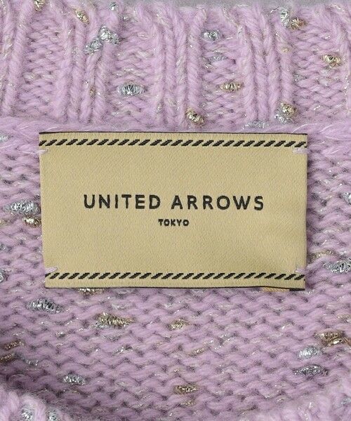 UNITED ARROWS / ユナイテッドアローズ ニット・セーター | ラメネップ クルーネック ニットプルオーバー | 詳細11