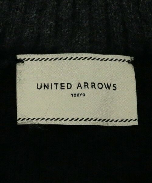 UNITED ARROWS / ユナイテッドアローズ カーディガン・ボレロ | フォックス カシミヤ ダブルフェイス ミドルカーディガン BLACK | 詳細12