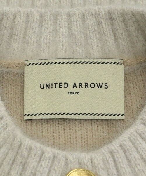 UNITED ARROWS / ユナイテッドアローズ カーディガン・ボレロ | フォックス カシミヤ ダブルフェイス ミドルカーディガン BEIGE | 詳細13