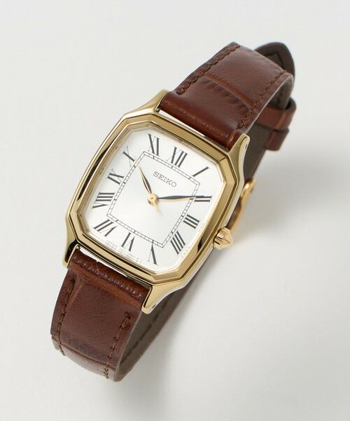 UNITED ARROWS / ユナイテッドアローズ 腕時計 | 【別注】＜SEIKO＞スクエア レザー 腕時計2 | 詳細10