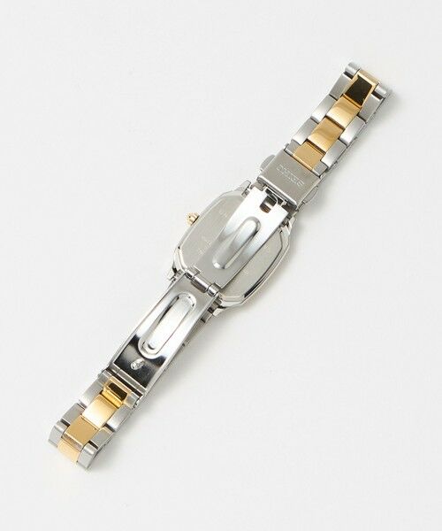 UNITED ARROWS / ユナイテッドアローズ 腕時計 | 【別注】＜SEIKO＞スクエア 2トーン メタル 腕時計 | 詳細5