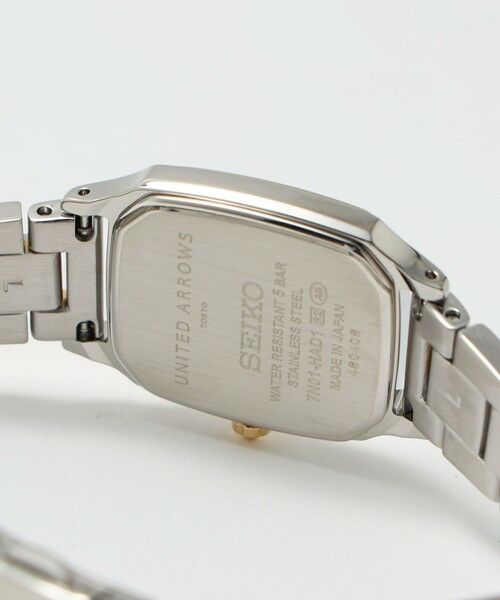 UNITED ARROWS / ユナイテッドアローズ 腕時計 | 【別注】＜SEIKO＞スクエア 2トーン メタル 腕時計 | 詳細6