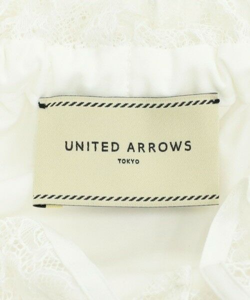 UNITED ARROWS / ユナイテッドアローズ シャツ・ブラウス | レースプリーツ フリル ブラウス | 詳細7