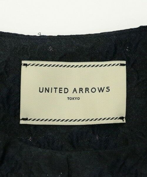 UNITED ARROWS / ユナイテッドアローズ ノーカラージャケット | ツートーン ジャガード ブルゾン ジャケット | 詳細21