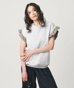 UNITED ARROWS / ユナイテッドアローズ Tシャツ | ＜dahl’ia＞フリルスリーブ スウェット