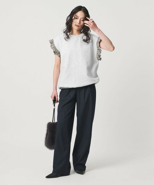 UNITED ARROWS / ユナイテッドアローズ Tシャツ | ＜dahl’ia＞フリルスリーブ スウェット | 詳細4