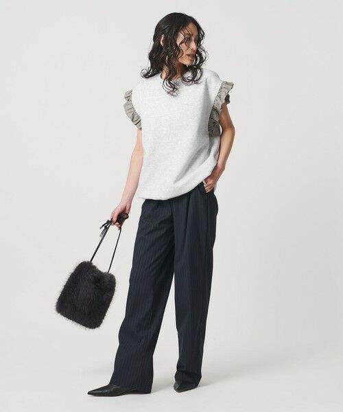 UNITED ARROWS / ユナイテッドアローズ Tシャツ | ＜dahl’ia＞フリルスリーブ スウェット | 詳細5