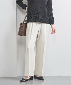 UNITED ARROWS / ユナイテッドアローズ スラックス・ドレスパンツ | 2タック ワイドパンツ WHITE