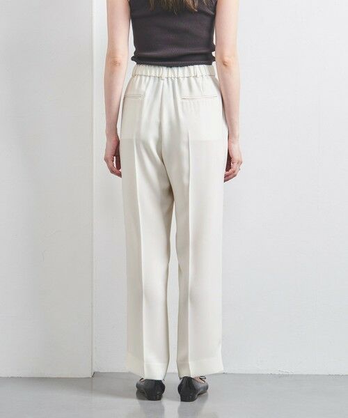 UNITED ARROWS / ユナイテッドアローズ スラックス・ドレスパンツ | 2タック ワイドパンツ WHITE | 詳細5