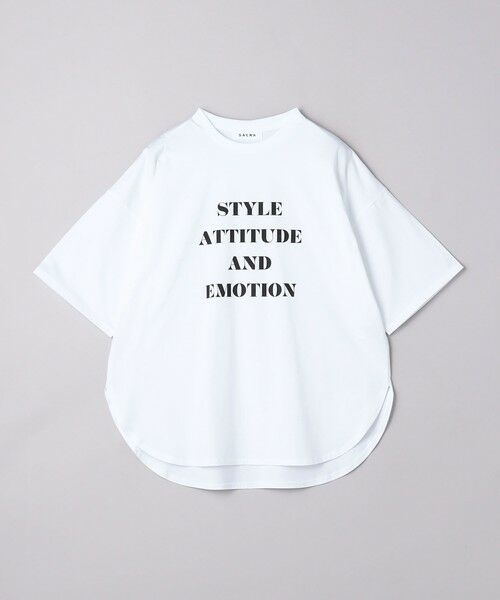 UNITED ARROWS / ユナイテッドアローズ Tシャツ | ＜SACRA＞メッセージプリント Tシャツ | 詳細6