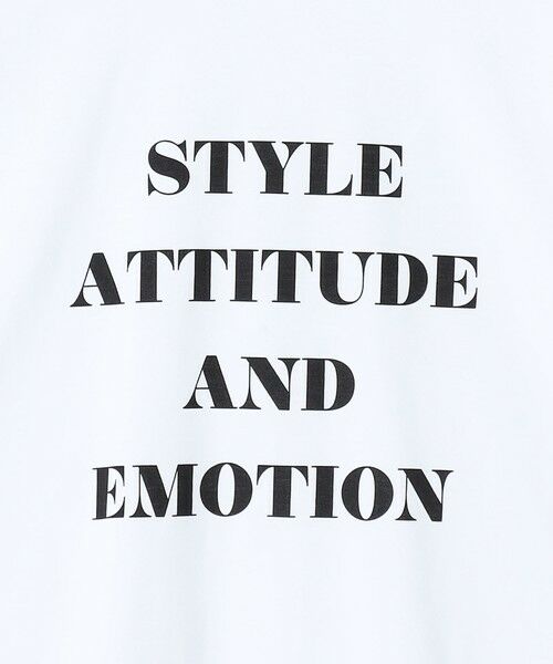 UNITED ARROWS / ユナイテッドアローズ Tシャツ | ＜SACRA＞メッセージプリント Tシャツ | 詳細9