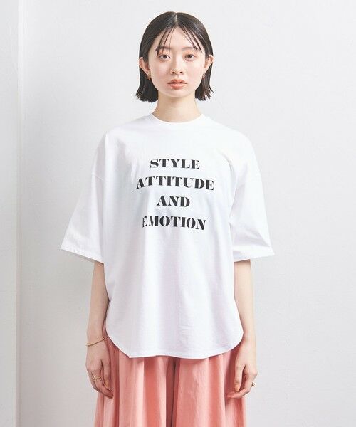 UNITED ARROWS / ユナイテッドアローズ Tシャツ | ＜SACRA＞メッセージプリント Tシャツ | 詳細3