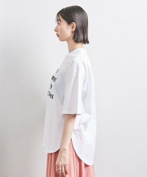 UNITED ARROWS / ユナイテッドアローズ Tシャツ | ＜SACRA＞メッセージプリント Tシャツ | 詳細4