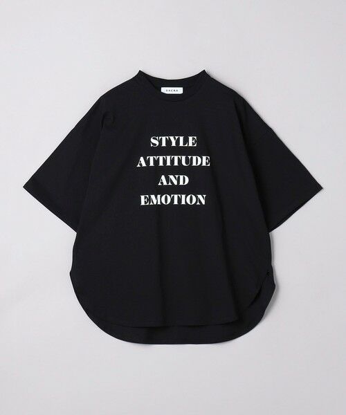 UNITED ARROWS / ユナイテッドアローズ Tシャツ | ＜SACRA＞メッセージプリント Tシャツ | 詳細13