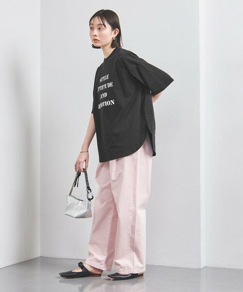 UNITED ARROWS / ユナイテッドアローズ Tシャツ | ＜SACRA＞メッセージプリント Tシャツ | 詳細12