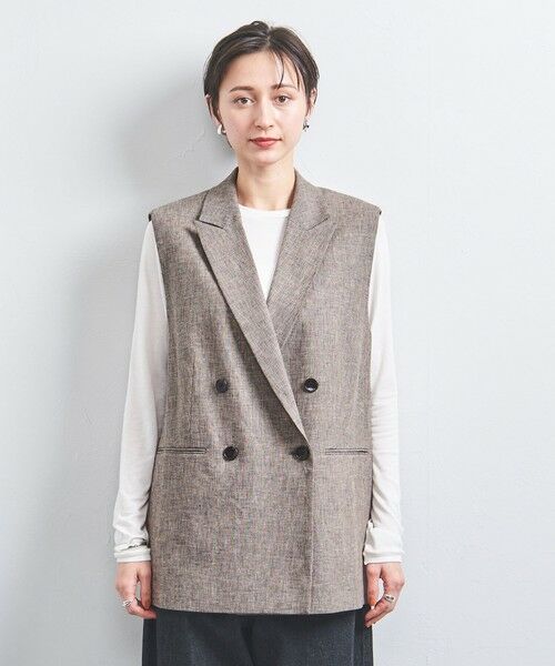 UNITED ARROWS / ユナイテッドアローズ ベスト | ＜SACRA＞シャンブレー ジレ | 詳細4