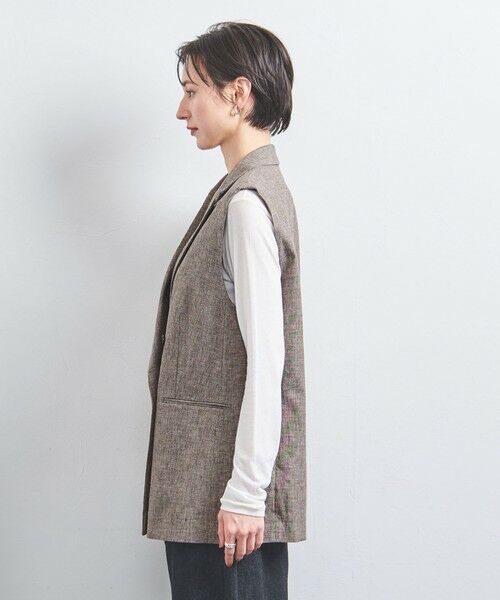 UNITED ARROWS / ユナイテッドアローズ ベスト | ＜SACRA＞シャンブレー ジレ | 詳細5