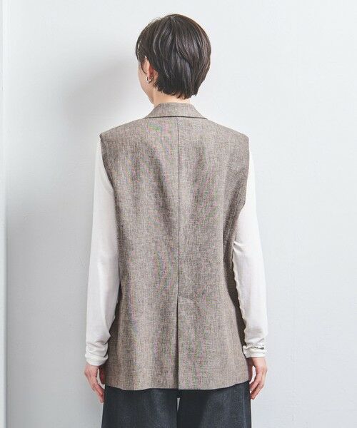 UNITED ARROWS / ユナイテッドアローズ ベスト | ＜SACRA＞シャンブレー ジレ | 詳細6