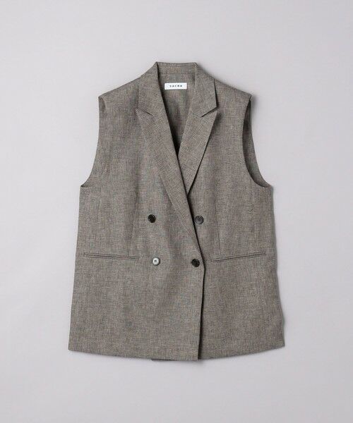 UNITED ARROWS / ユナイテッドアローズ ベスト | ＜SACRA＞シャンブレー ジレ | 詳細7