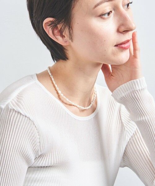 UNITED ARROWS / ユナイテッドアローズ ネックレス・ペンダント・チョーカー | 【別注】＜les bonbon＞淡水パール チョーカー２ | 詳細1