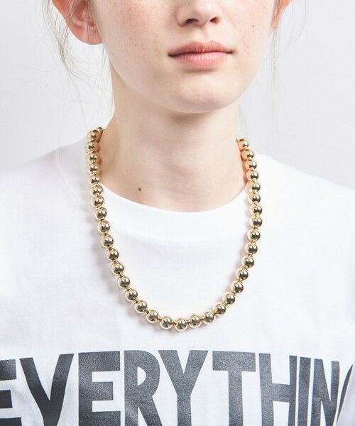 UNITED ARROWS/ユナイテッドアローズ メタルボール 2WAY ネックレス GOLD FREE UNITED ARROWS/ユナイテッドアローズ メタルボール 2WAY ネックレス GOLD FREE