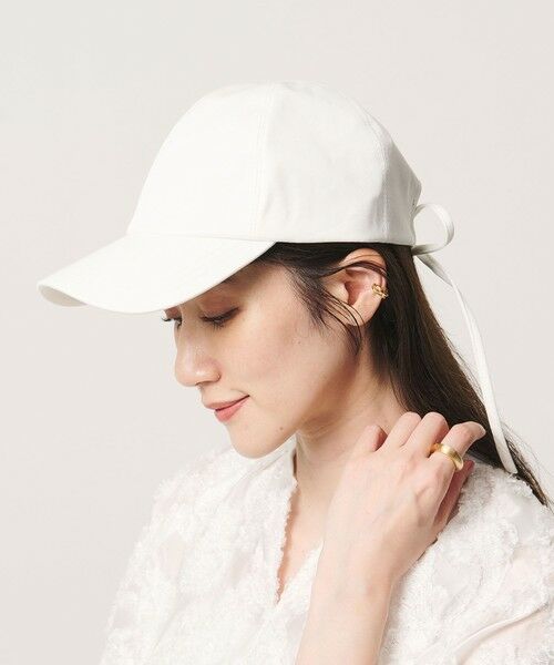 UNITED ARROWS / ユナイテッドアローズ キャップ | コットン バックリボン キャップ UV | 詳細2