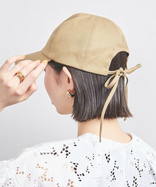 UNITED ARROWS / ユナイテッドアローズ キャップ | コットン バックリボン キャップ UV | 詳細20