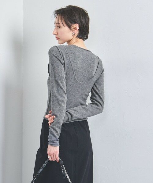 UNITED ARROWS/ユナイテッドアローズ レイヤード ロングスリーブ ニット MD. GRAY FREE UNITED ARROWS/ユナイテッドアローズ レイヤード ロングスリーブ ニット MD. GRAY FREE