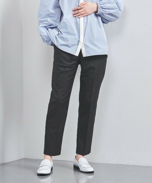 UNITED ARROWS/ユナイテッドアローズ シャイニー スリム パンツ BLACK XXS(32) UNITED ARROWS/ユナイテッドアローズ シャイニー スリム パンツ BLACK XXS(32)