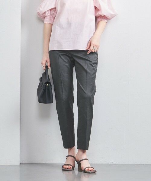 UNITED ARROWS/ユナイテッドアローズ シャイニー スリム パンツ DK. GRAY M(38) UNITED ARROWS/ユナイテッドアローズ シャイニー スリム パンツ DK. GRAY M(38)